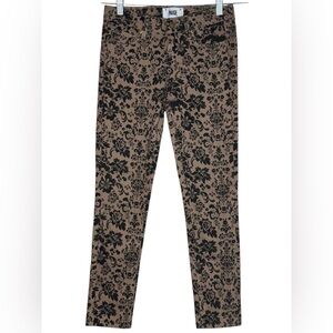 Paige Verdugo Ultra Skinny Baroque Floral Print Jeans Size 26
